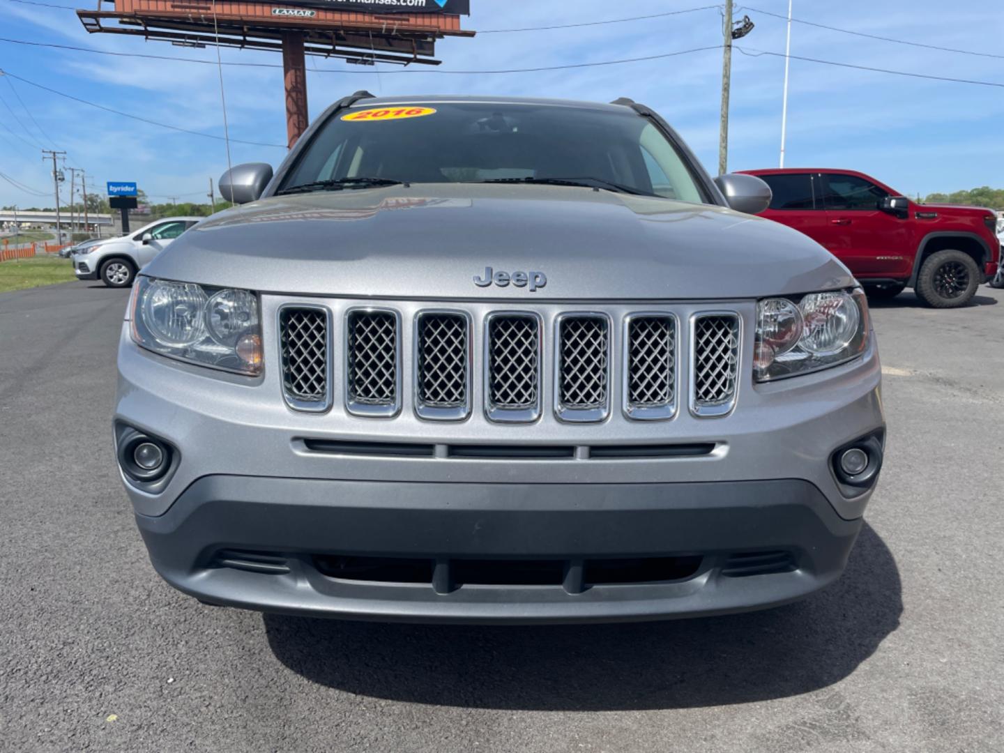 2016 Silver Jeep Compass (1C4NJCEA4GD) with an 4-Cyl, 2.0 Liter engine, Automatic, CVT transmission, located at 8008 Warden Rd, Sherwood, AR, 72120, (501) 801-6100, 34.830078, -92.186684 - Photo#2